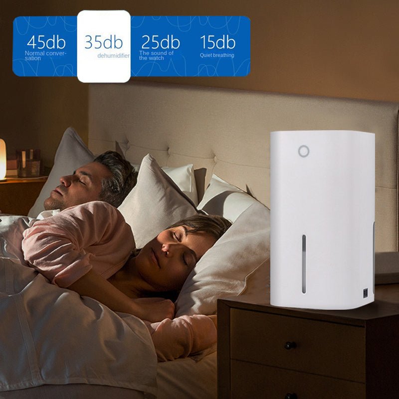 EU Plug 1pc Portable Dehumidifiers for Home, High Efficiency Quiet Dehumidification, Desktop Air Dryer, 850ml Water Tank, for home, Basement, Bathroom, Closet, RV, Bedroom, Kitchen, Dehumidifier For Closet, Dehumidifier For - Air pur