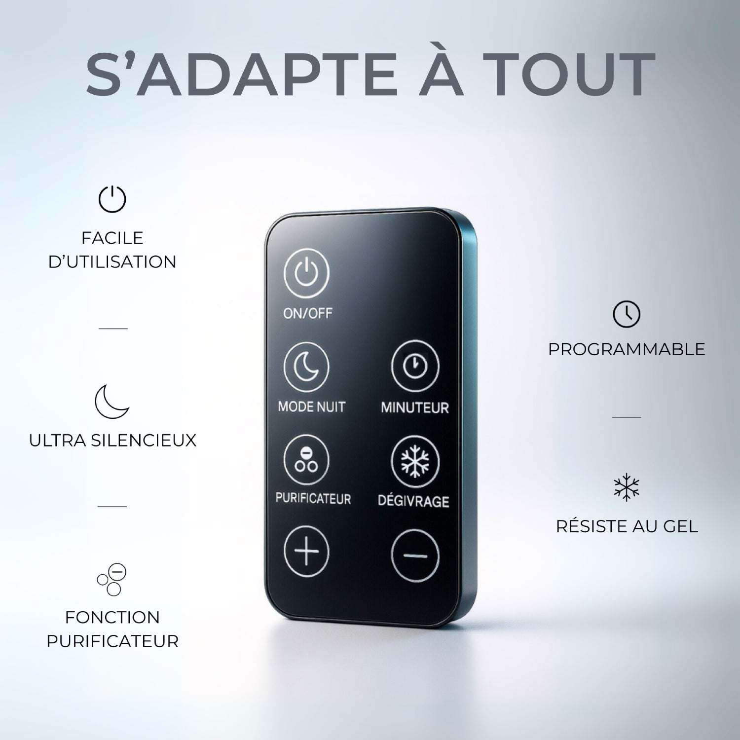 Déshumidificateur & Purificateur d'Air – Silencieux pour Maison, Chambre, Cuisine - Air pur