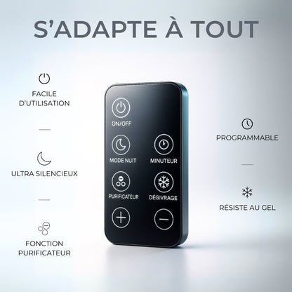 Déshumidificateur & Purificateur d'Air – Silencieux pour Maison, Chambre, Cuisine - Air pur