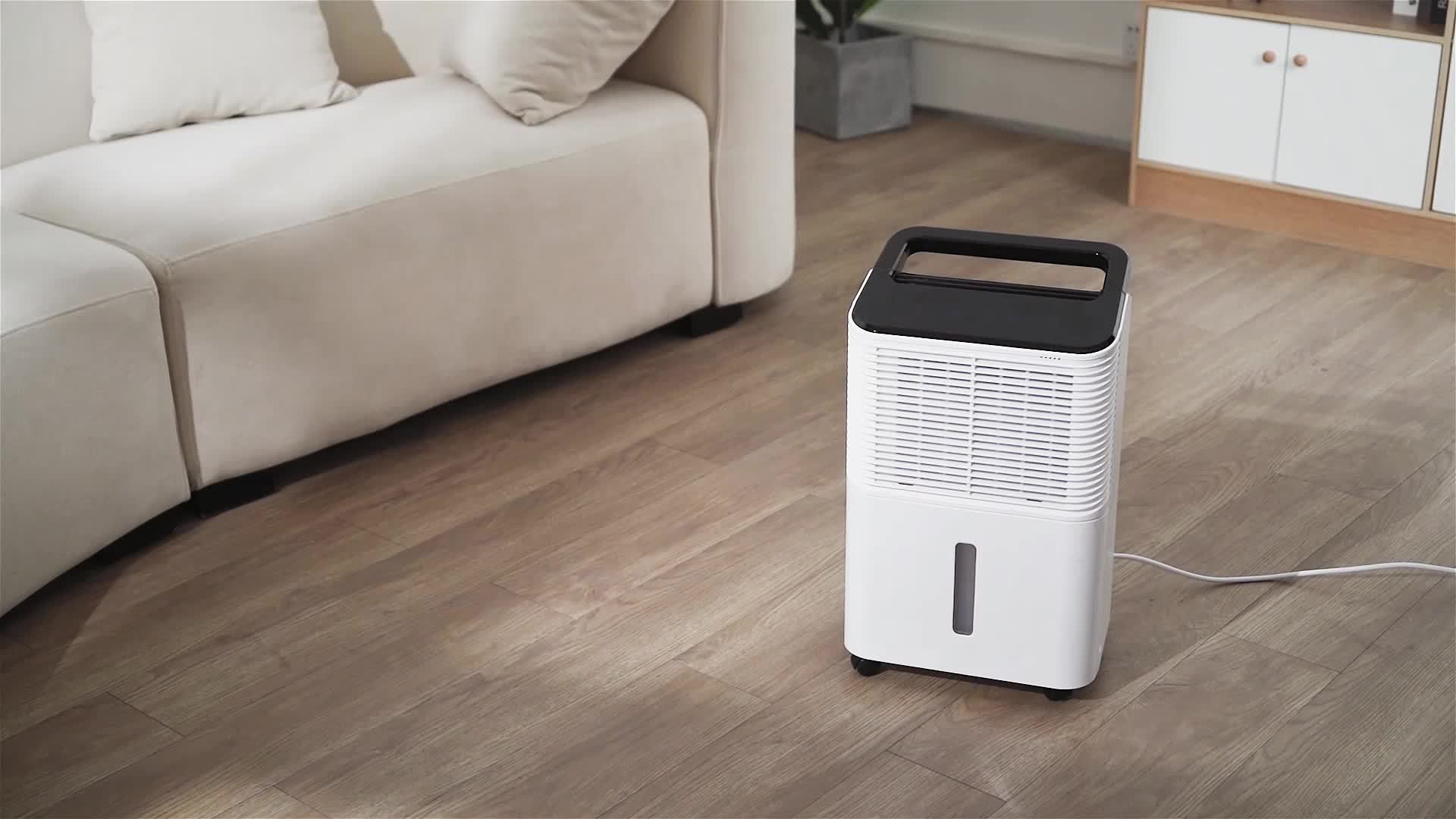 Holiday Ultra Quiet Dehumidifier, Intelligent Central Control, Automatic Mode, Moisture Display Light, 12.83KG, 24 - hour Timer, Basement, Living Room, Study, Daily Dehumidification Capacity Reaches 16 Liters, Reducing Moisture - Air pur