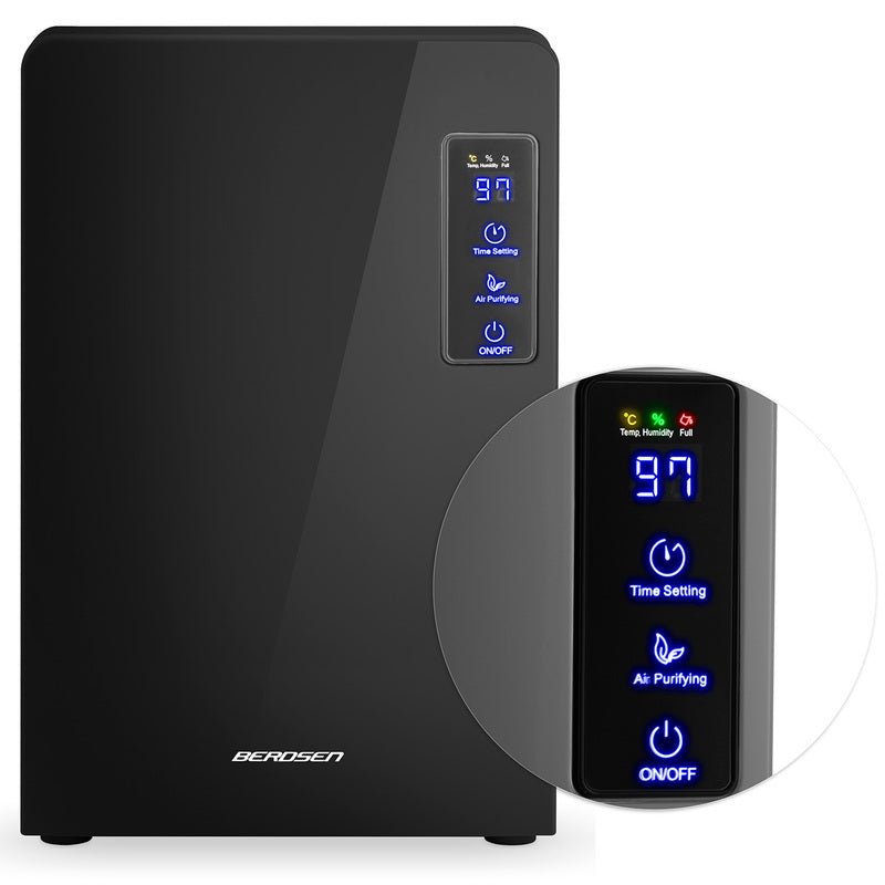 Air Dehumidifier - Berdsen BR - 22A Black Moisture Absorber - Air pur