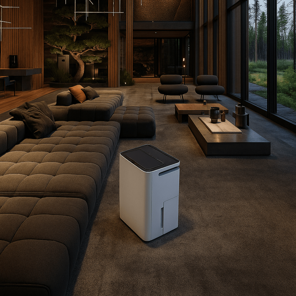 Déshumidificateur et Purificateur d'Air PRO - Cave et Maison - Air pur