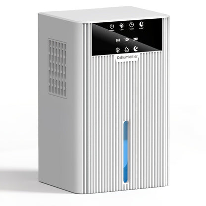Portable Desktop Dehumidifier for Living Room & Bedroom - Large Capacity, Easy to Use & Clean, Compact Design with Digital Display, 220 - 240V, White, Dehumidifier for Home, Bedroom Humidity Control, Modern Aesthetic, Durable C - Air pur