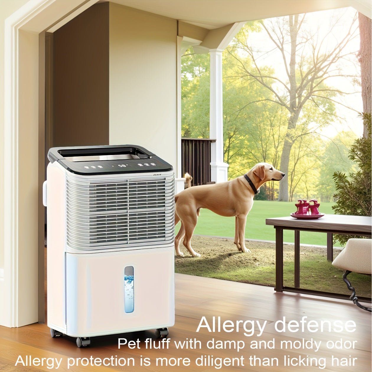 Holiday Ultra Quiet Dehumidifier, Intelligent Central Control, Automatic Mode, Moisture Display Light, 12.83KG, 24 - hour Timer, Basement, Living Room, Study, Daily Dehumidification Capacity Reaches 16 Liters, Reducing Moisture - Air pur