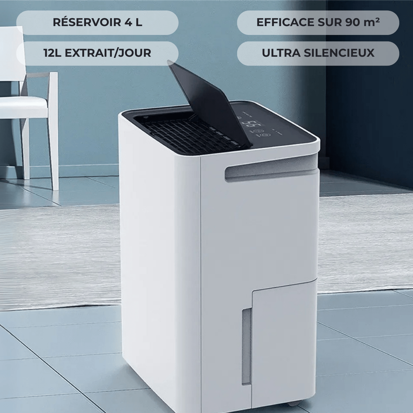 Déshumidificateur et Purificateur d'Air PRO - Cave et Maison - Air pur