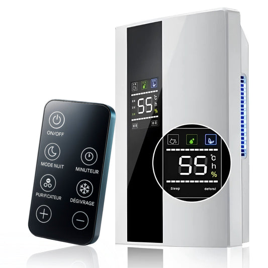 Déshumidificateur & Purificateur d'Air – Silencieux pour Maison, Chambre, Cuisine - Air pur