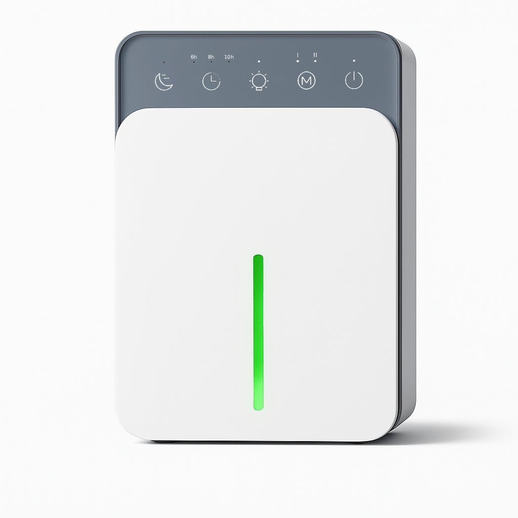 Déshumidificateur d'Air Intelligent Réservoir 1,5L – Silencieux & Programmable - Air pur