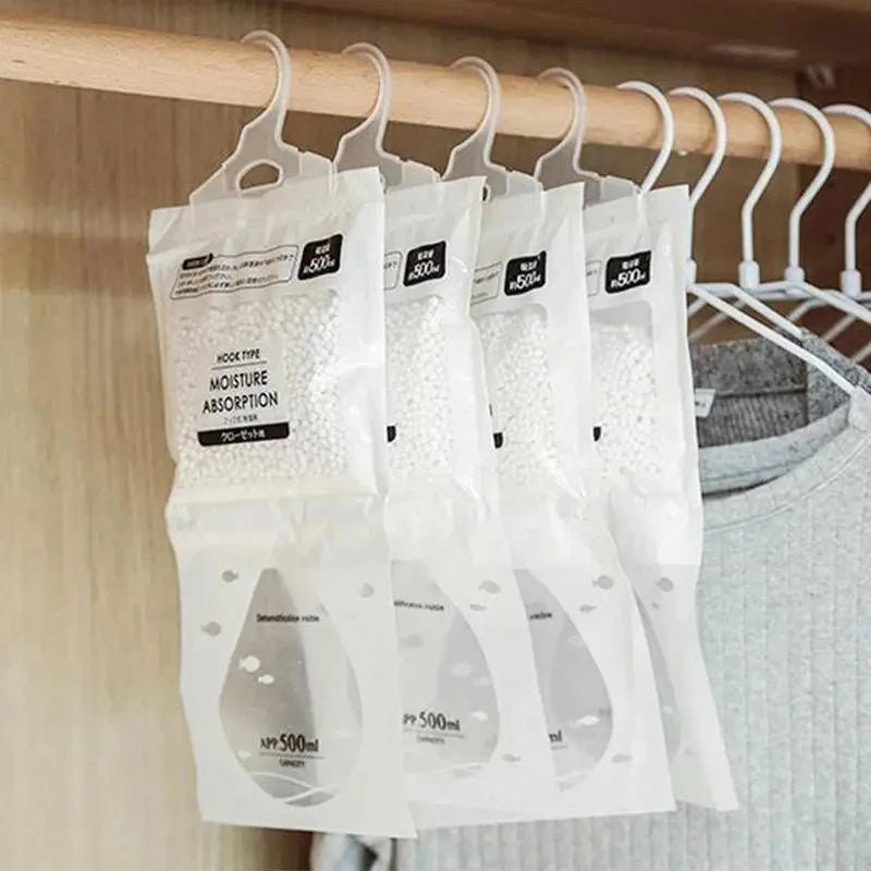 Lot de 10 Sacs Déshumidificateurs d'Air – Armoire & Vêtements - Air pur