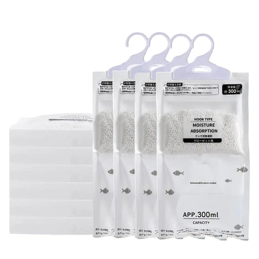 Lot de 10 Sacs Déshumidificateurs d'Air – Armoire & Vêtements - Air pur