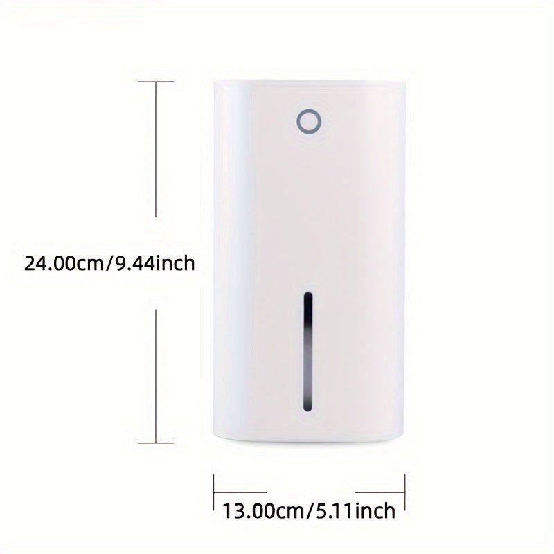 EU Plug 1pc Portable Dehumidifiers for Home, High Efficiency Quiet Dehumidification, Desktop Air Dryer, 850ml Water Tank, for home, Basement, Bathroom, Closet, RV, Bedroom, Kitchen, Dehumidifier For Closet, Dehumidifier For - Air pur