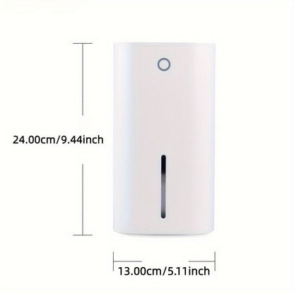 EU Plug 1pc Portable Dehumidifiers for Home, High Efficiency Quiet Dehumidification, Desktop Air Dryer, 850ml Water Tank, for home, Basement, Bathroom, Closet, RV, Bedroom, Kitchen, Dehumidifier For Closet, Dehumidifier For - Air pur